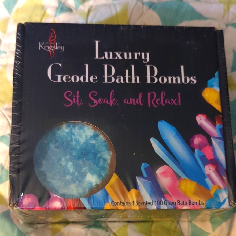 Luxury geode bath bombs new gift set for scented bath bombs